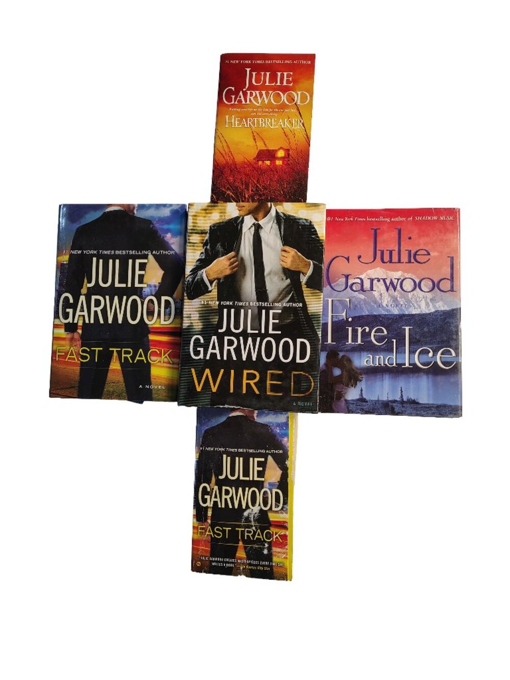 5-Book Julie Garwood Romance Suspense Novel Collection Bundle Set